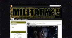 Desktop Screenshot of militaryscifi.com