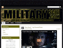 Tablet Screenshot of militaryscifi.com